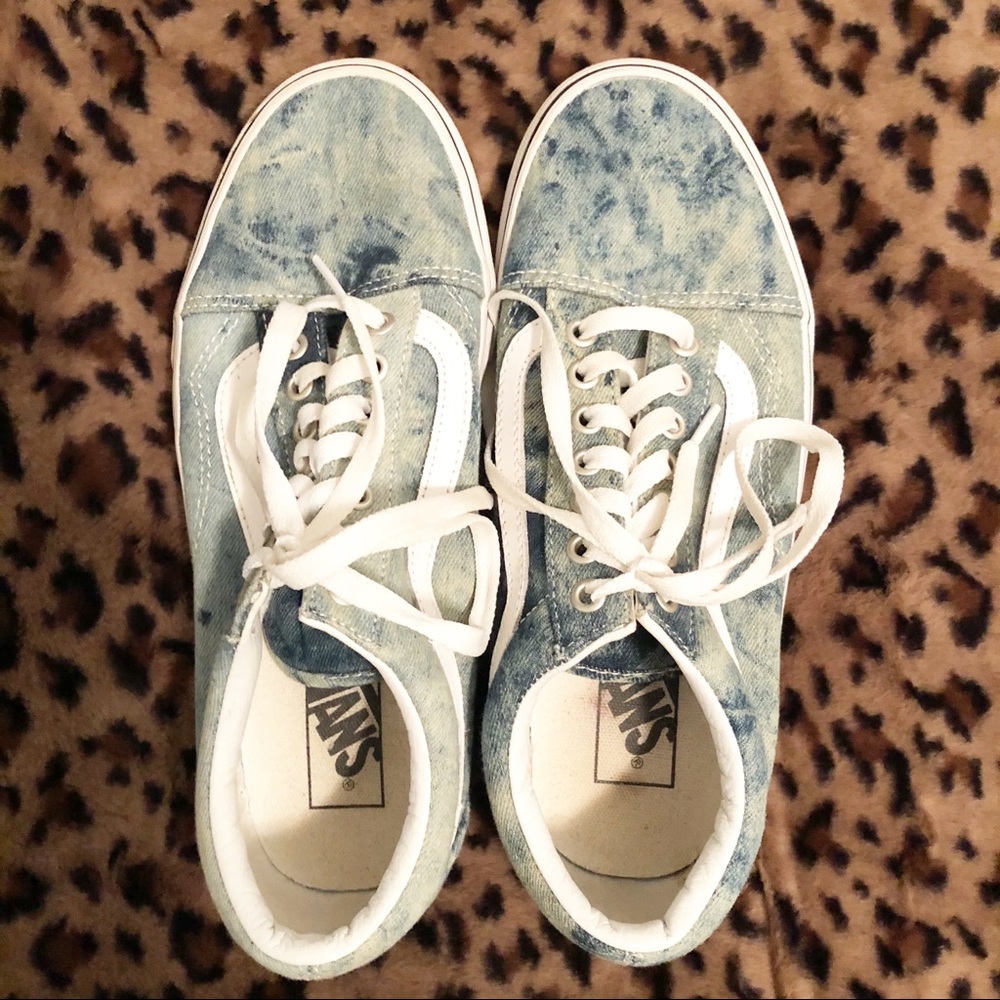 Old Skool Tye Dye Denim Vans